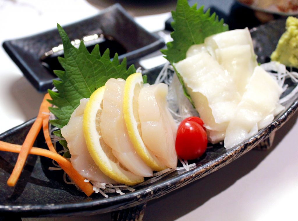 Hotate Scallop sashimi