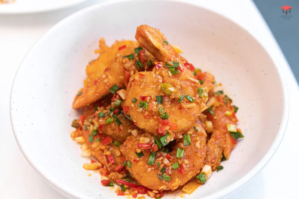 ้เมนูกุ้ง ร้านจัมโบ้ ซีฟู้ด สยามพารากอน