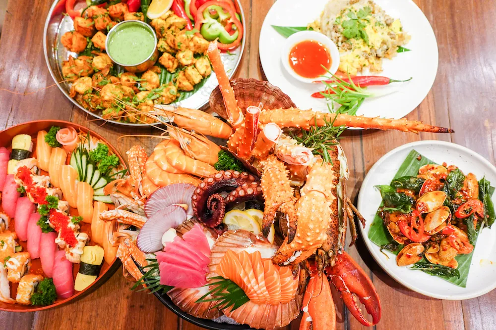 ร้านอาหาร สุขุมวิท ห้องอาหารฟิฟท์ตี้ เซเว่น สตรีท โรงแรมแมริออท