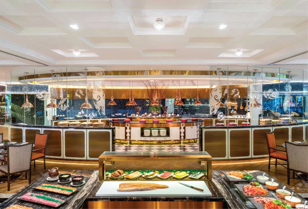 บุฟเฟ่ต์ อาหารทะเล เดอะ เรน ทรี คาเฟ่ ดิ แอทธินี โฮเทล แบงค็อก