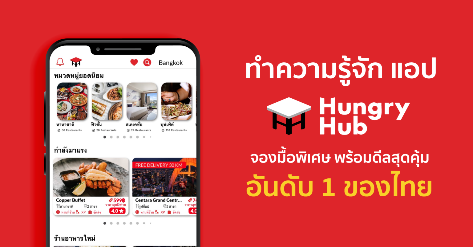 ทำความรู้จัก แอป Hungry Hub