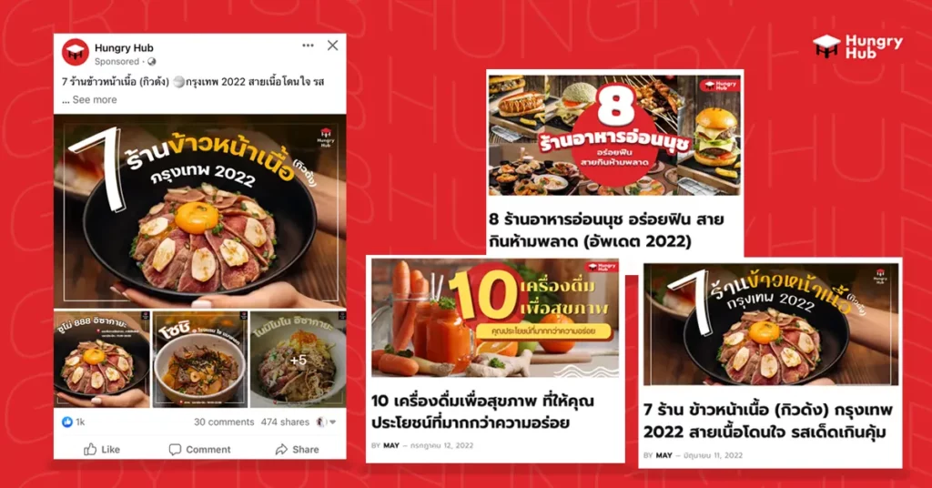 รีวิวฝึกงาน Content Marketing ที่ Hungry Hub