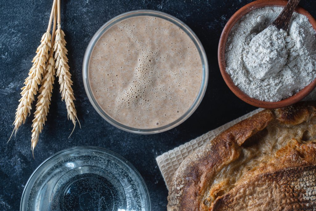 ขนมปัง sourdough ยีสต์