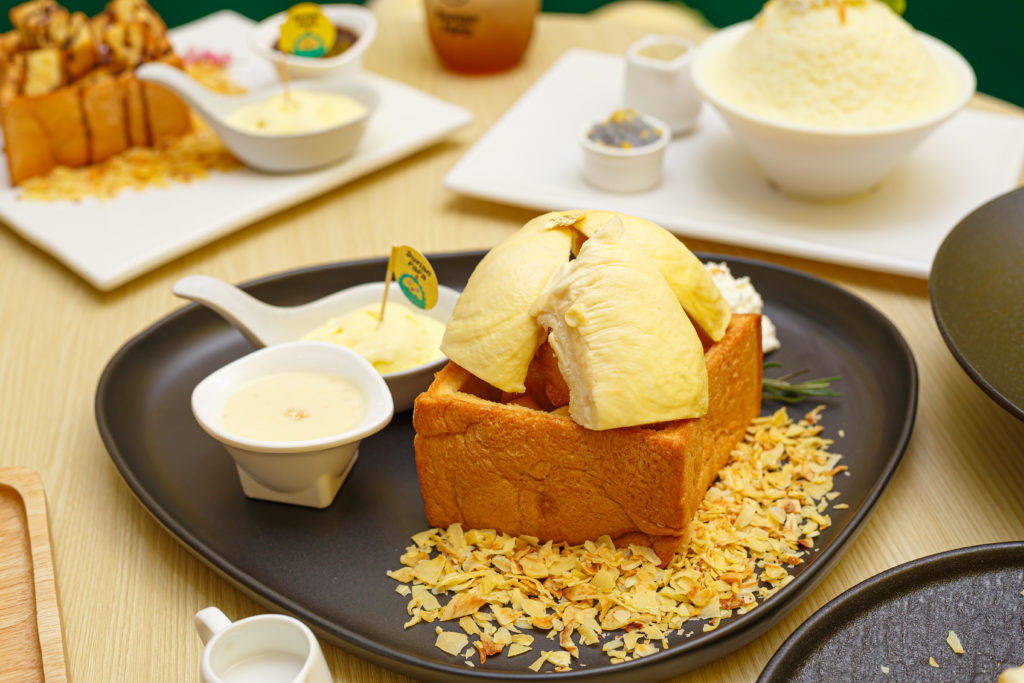 รีวิว Durian Papa Durian Cafe Pizza Premium Fresh Durian Toast