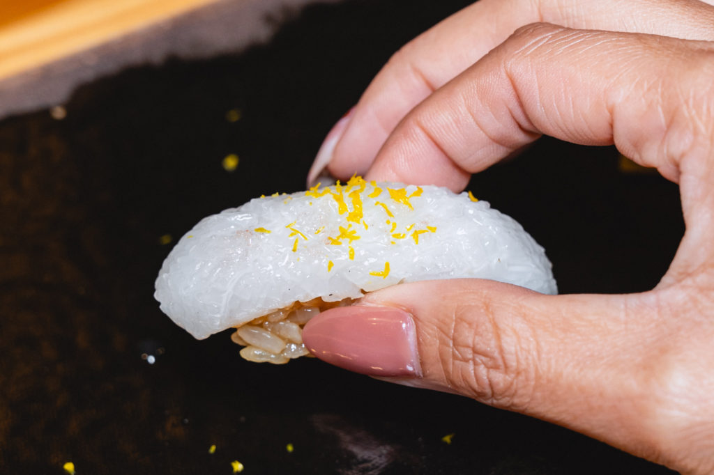 รีวิว Sushi Koge เมนู Aori ika nigiri