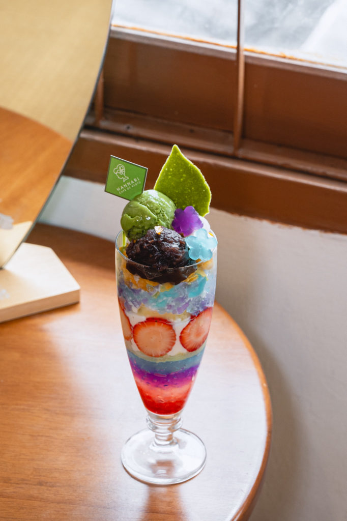 Hannari Cafe de Kyoto Thonglor Uji Matcha Mont Blanc Kyo Parfait