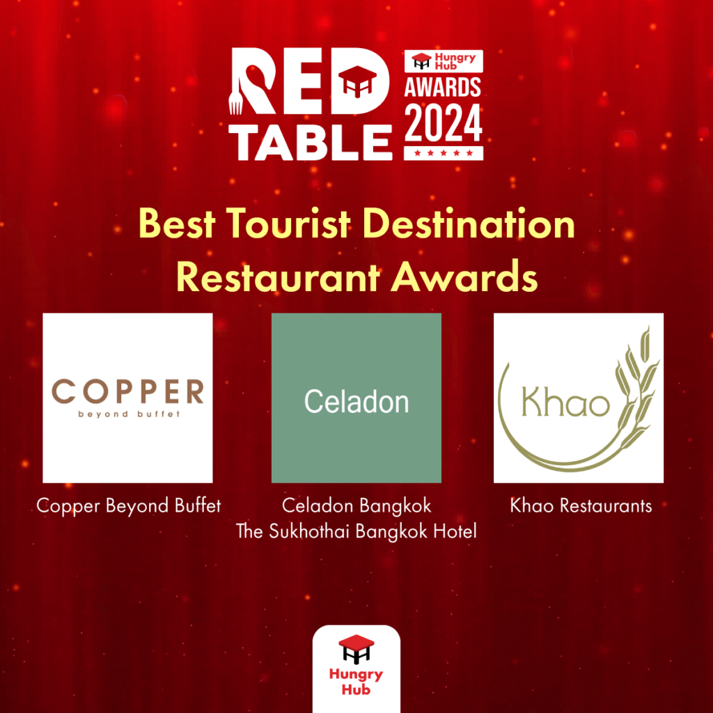 Hungry Hub Red Table Awards 2024 Best Tourist Destination Restaurant Awards