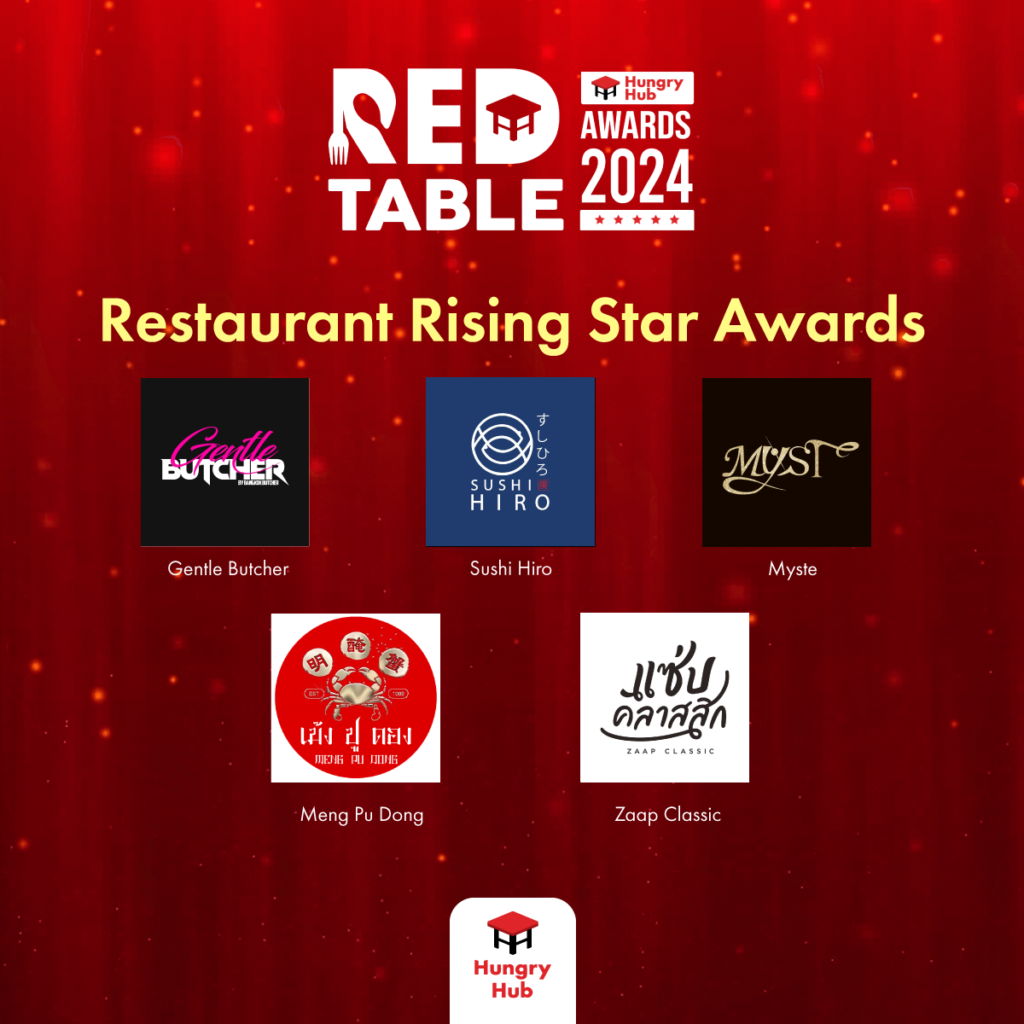 Hungry Hub Red Table Awards 2024 Restaurant Rising Star Awards