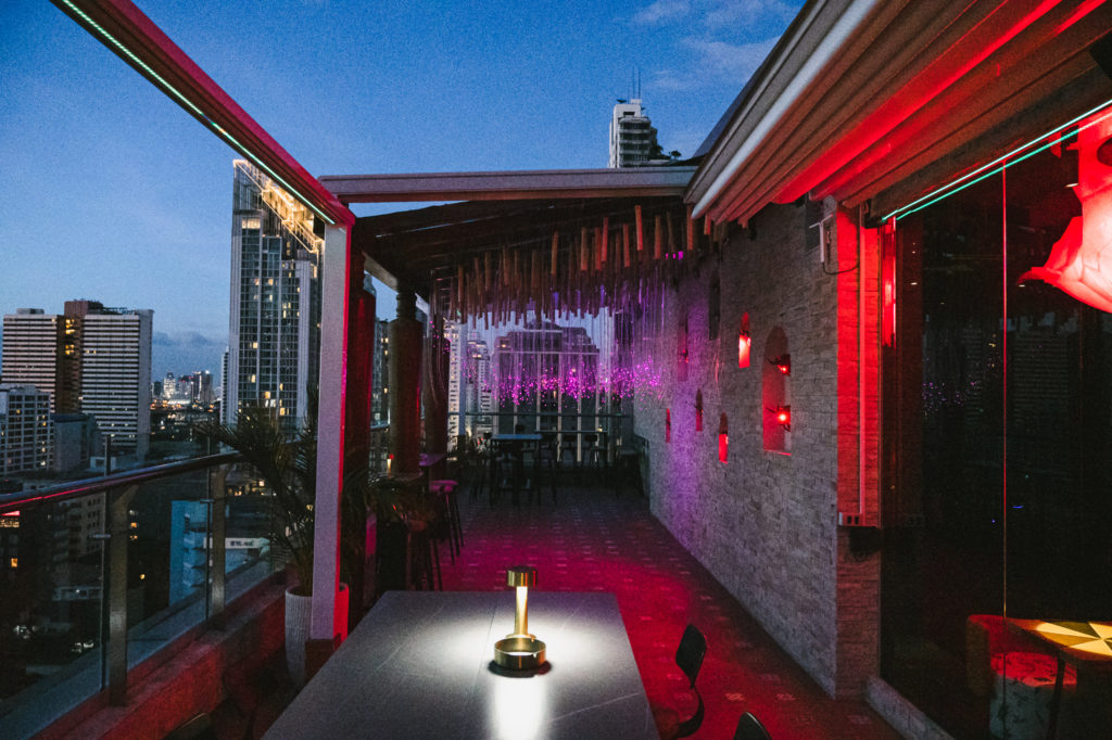 Japan-ish Rooftop Bar outdoor zone