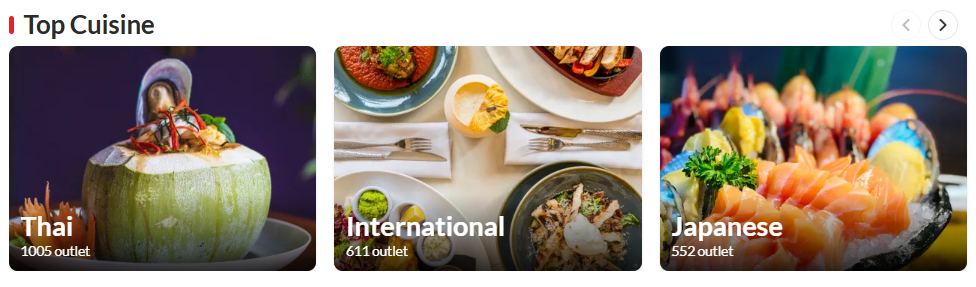 Hungry Hub Preferences Filter Dining Style or Cuisine