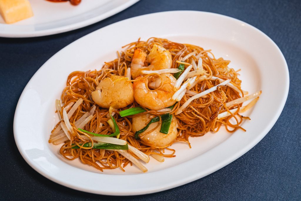 Wok Fried Hong Kong Noodle With Seafood