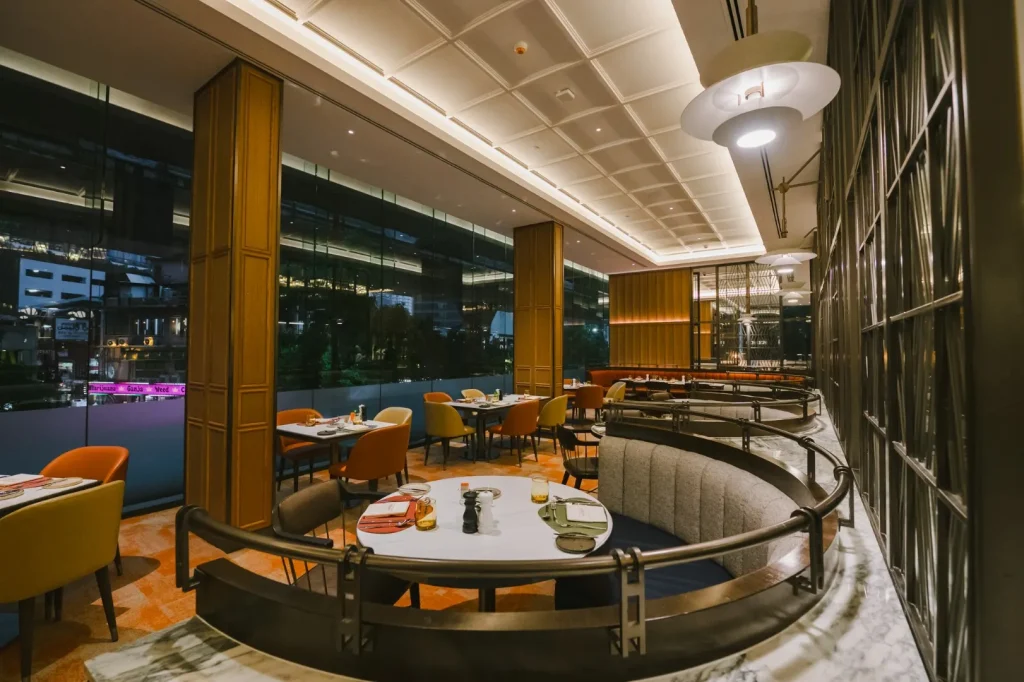 Atrium Restaurant The Landmark Bangkok Hotel Father Day Inside